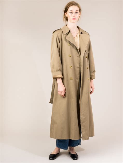 how to buy vintage burberry trench coat|vintage burberry trench coat women's.